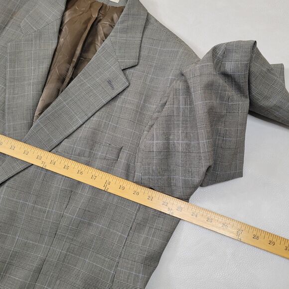 Vintage Chaps Ralph Lauren Mens 44 Two Button Blazer Wool Sport Coat Jacket - Picture 13 of 13